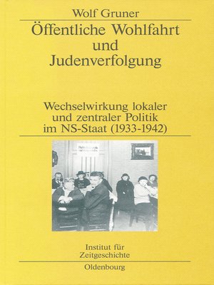 cover image of Öffentliche Wohlfahrt und Judenverfolgung